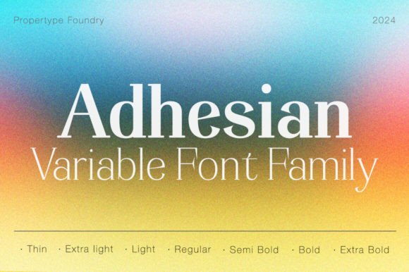 Adhesian: A Typeface for Timeless Editorial Design