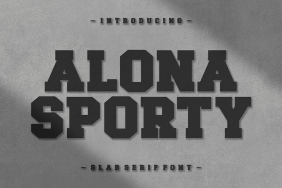 Alona Sporty: A Bold Typeface for Strong Branding