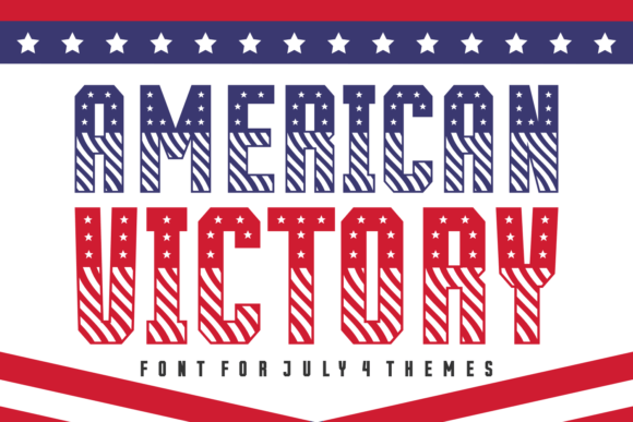 American Victory Font: Patriotic Typography for Editorial Design