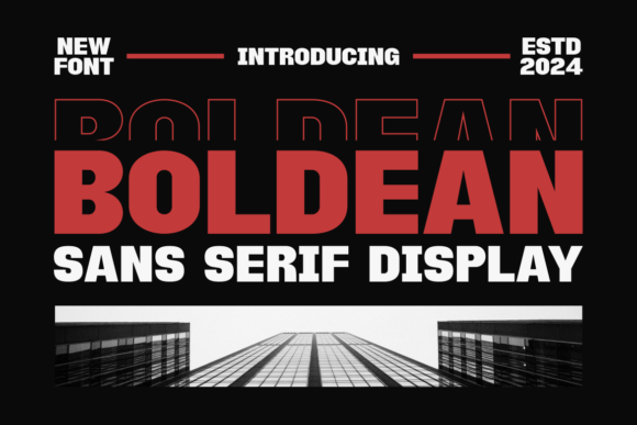 Boldean - A Bold and Assertive Typeface for Creative Projects