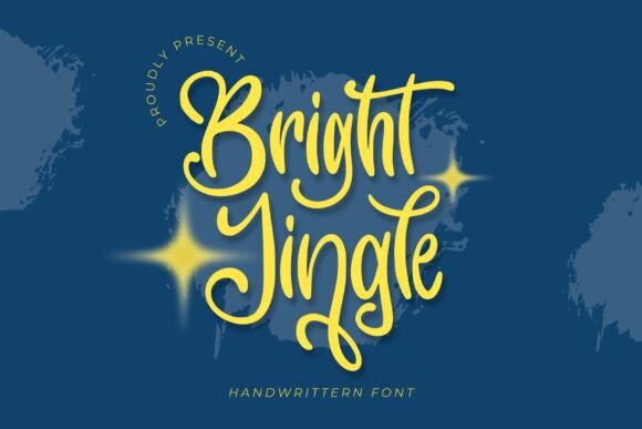 Bright Jingle Font: Festive Display Typeface for Crafters and Sellers