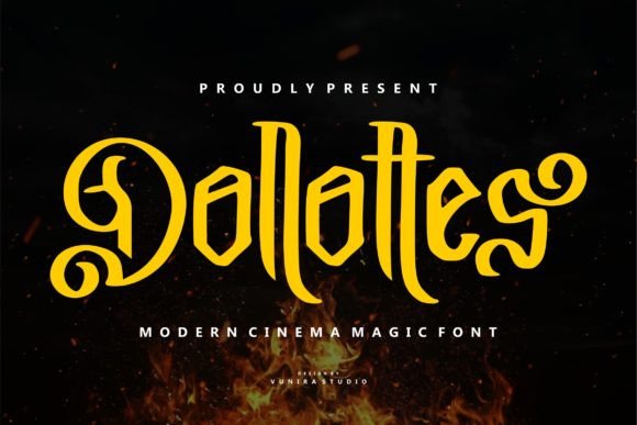 Bringing Eerie Charm to Branding with the Dollottes Font