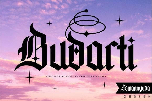 Budarti Font Review: A Bold Blackletter for Impactful Branding