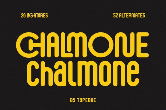 Chalmone: A Bold, Rounded Sans Serif for Creative Branding