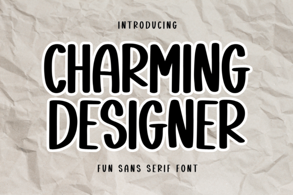 Charming Designer Font: A Playful Typeface for Creative Makers