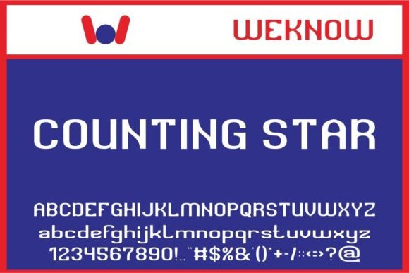 Counting Stars Font: A Sleek Typeface for Modern Campaigns
