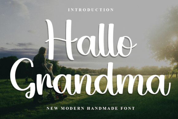Hallo Grandma: A Playful Typeface for Handmade Creations