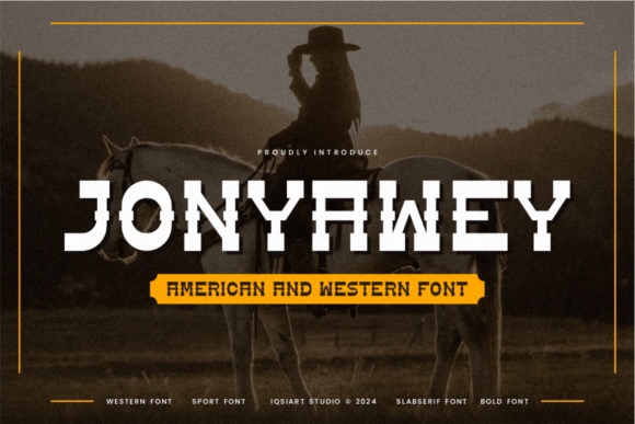 Jonyawey: A Bold Slab Serif Font for Creative Branding