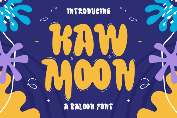 Kawmoon: A Decorative Typeface with a Bold Visual Personality