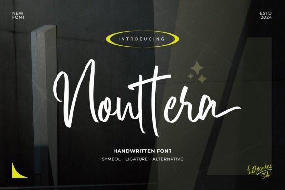 Nouttera Font – A Bold Script for Your Brand’s Creative Touch