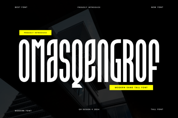 Omasqengrof Font: A Bold Typeface for Business