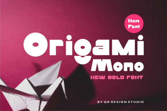 Origami Mono: A Bold Typeface for Modern Web Design