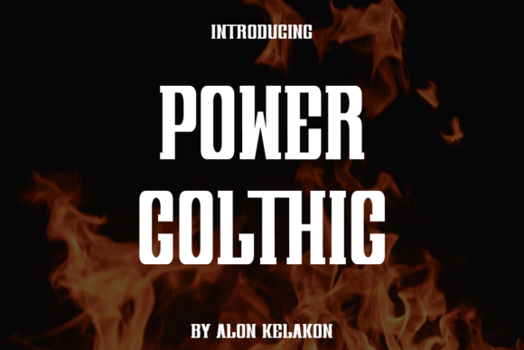 Power Colthic: A Bold Typeface for Digital Design