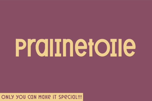 Pralinetoile Font: A Simple Typography Choice for a Stronger Brand Identity