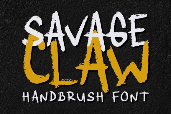 Savage Claw Font: A Bold Typeface for Digital Design