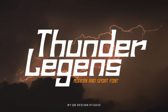 Thunder Legens: The Decorative Font That Elevates Your Campaign Design