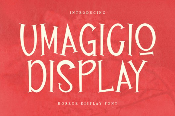 Umagicio Font: A Bold Choice for Spooky Branding